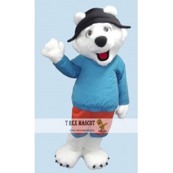 Polar Bear Mascot Costume