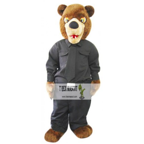 Cree Nation Police Bear Mascot Costume Cree Nation Police Bear Mascot Costume