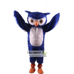 Blue Owl Mascot Costume