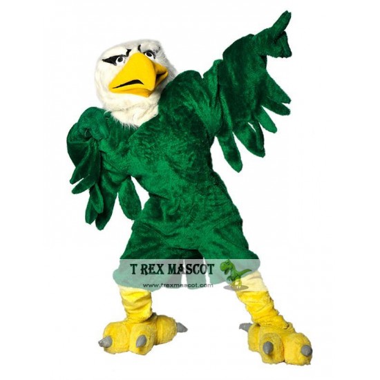 Green University Eagle Mascot Costume Green University Eagle Mascot Costume