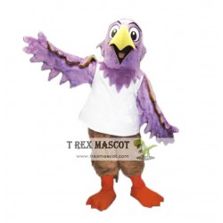 Pink Eagle Mascot Costume