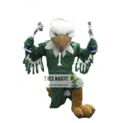 The Scrappy Green Eagle Mascot Costume