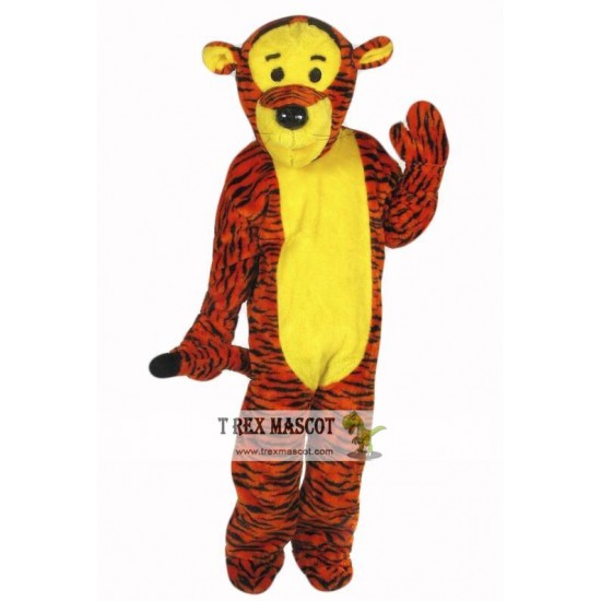 Bouncy Tiger Mascot Costume