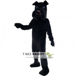 Black Bulldog Mascot Costume
