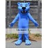 Blue Panther Mascot Costume Leopard