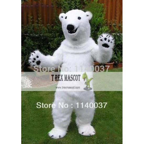 Polar Bear Mascot Costume Polar Bear Mascot Costume