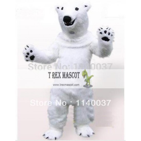 Polar Bear Mascot Costume Polar Bear Mascot Costume