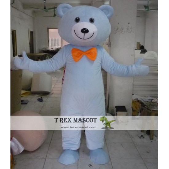 Blue Teddy Bear Mascot Costume For Adult Blue Teddy Bear Mascot Costume For Adult