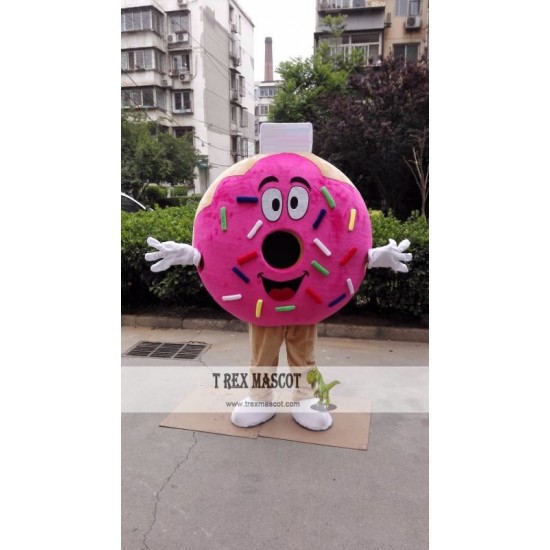 Donut Food Mascot Costume Donut Food Mascot Costume
