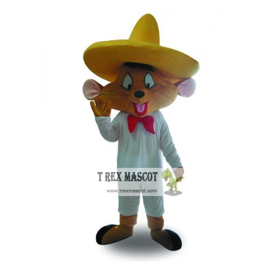 Adult Big Hat Mouse Mascot Costume Adult Big Hat Mouse Mascot Costume