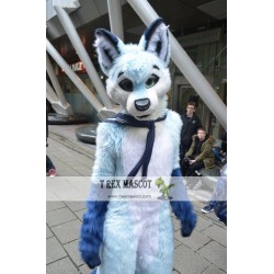 Dog Fox Wolf Girl Realistic Fursuit Animal Mascot Costumes for Adults