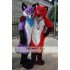 Wolf Dog Realistic Fursuit Animal Mascot Costumes for Adults