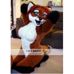 Sexy Fox Realistic Fursuit Animal Mascot Costumes for Adults