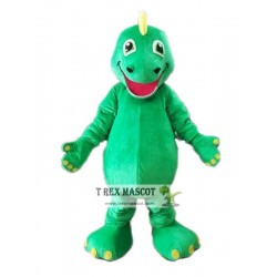 Green Dinosaur Mascot Costume