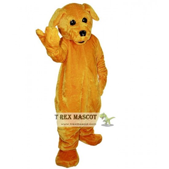 Yellow Dog Mascot Costume