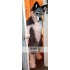 Wolf Dog Realistic Fursuit Animal Mascot Costumes for Adults