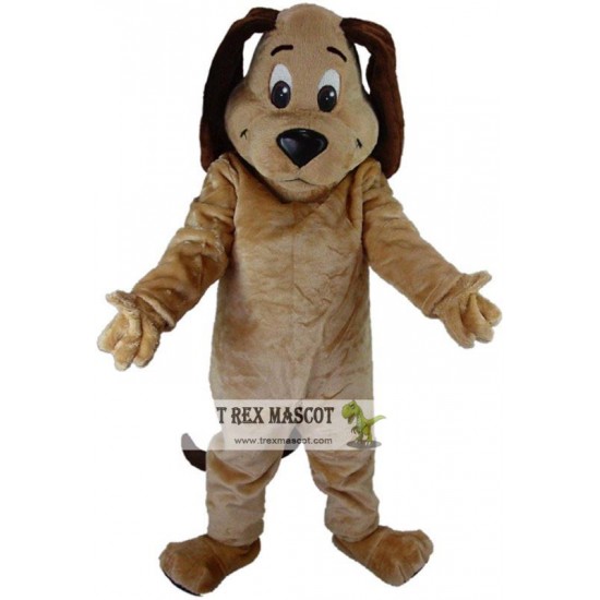 Cartoon Tan Dog Mascot Costume Cartoon Tan Dog Mascot Costume