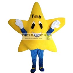 Adult Cosplay Yellow Five-pointed Star Mascot Costume