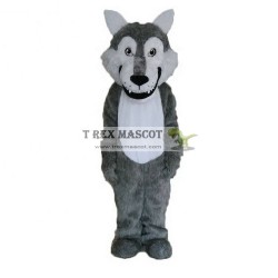 Animal Gray Wolf Fursuit Mascot Costume