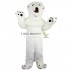 Adult White Polar Bear Mascot Costumes for Adults