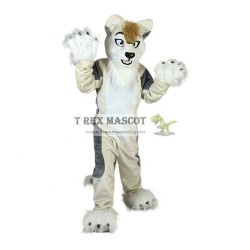 Grey Fox Dog Husky Furry Fursuit Mascot Costumes
