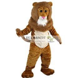Adult Cosplay Yellow Brown Lion Mascot Costumes