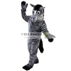 Grey Horse Donkey Mascot Costumes
