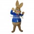 Christmas Brown Rabbit Bunny Mascot Costume