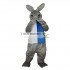 Gray Cartoon Rabbit Animal Mascot Costumes