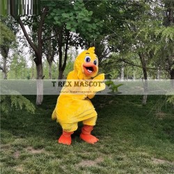 Fur Yellow Duck Fursuit Furry Costume for Adults