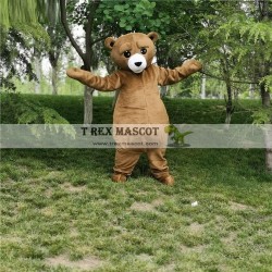 Adult Cosplay Brown Bear Mascot Costume Adult