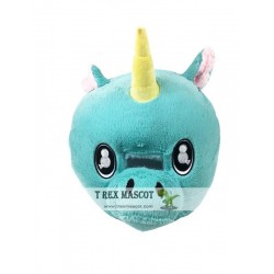 Unicorn Plush Helmet Mascot Head