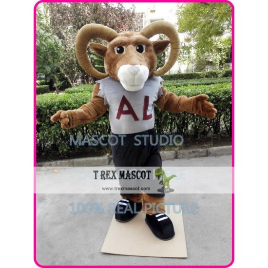Bighorn Ram Mascot Costume Long Horn Goat Bighorn Ram Mascot Costume Long Horn Goat