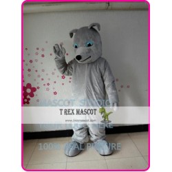 Hound Dog Mascot Costume Grey Dog