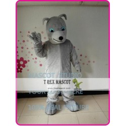 Hound Dog Mascot Costume Grey Dog