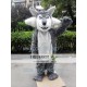 Big Grey Wolf Mascot Costume Big Grey Wolf Mascot Costume