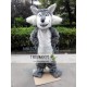 Big Grey Wolf Mascot Costume Big Grey Wolf Mascot Costume