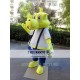 Yellow Rhino Mascot Costume