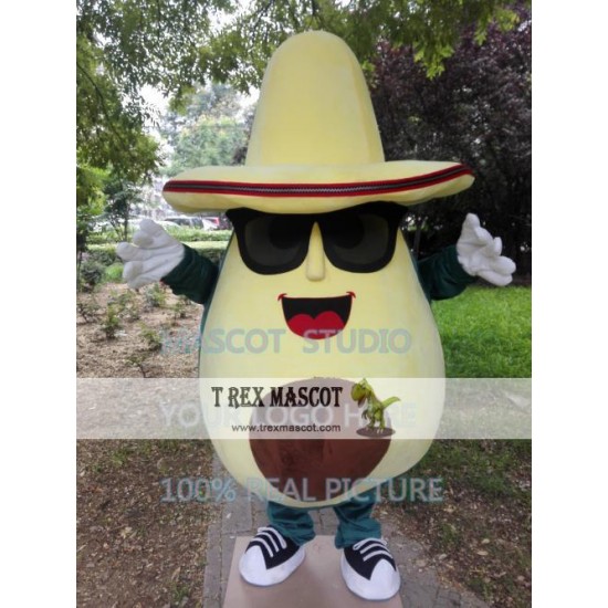 Avocado Mascot Costume Fruit Mascot Avocado Mascot Costume Fruit Mascot
