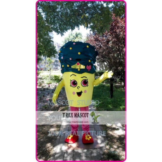 Cupcake Icecream Mascot Costume Cupcake Icecream Mascot Costume