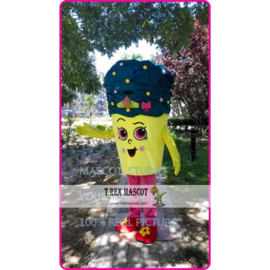 Cupcake Icecream Mascot Costume Cupcake Icecream Mascot Costume