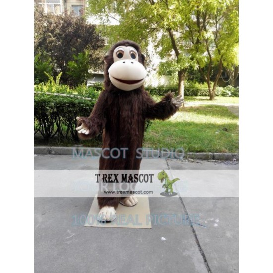 Plush Monkey Mascot Costume Ape Mascot Plush Monkey Mascot Costume Ape Mascot