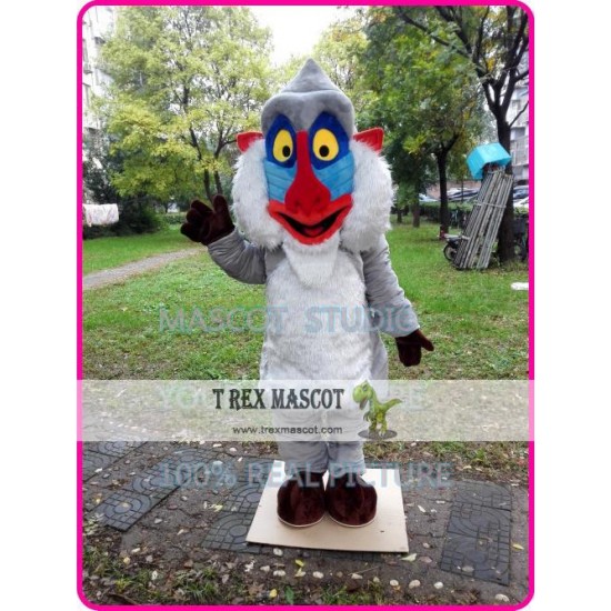 Baboo Mascot Costume Baboo Mascot Costume