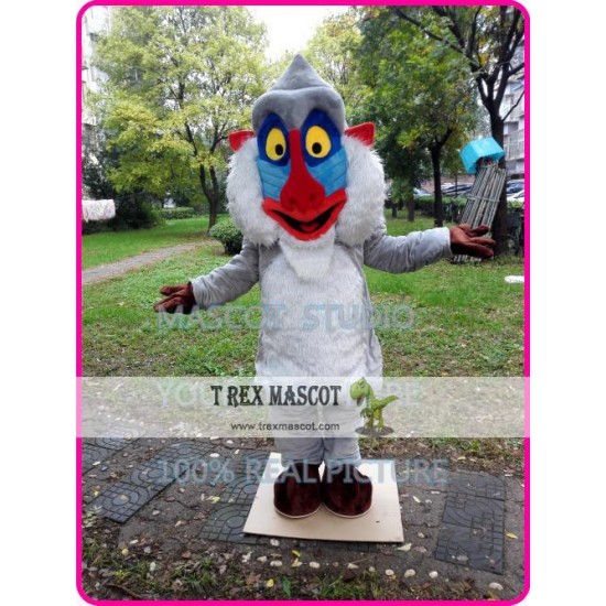 Baboo Mascot Costume Baboo Mascot Costume