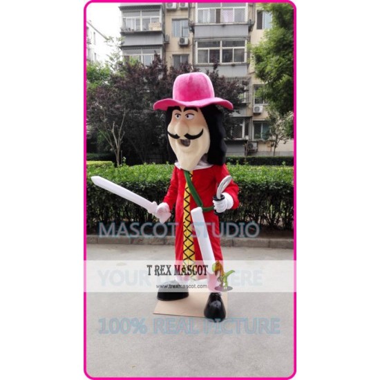 Mascot Captain Pirate Mascot Costume Mascot Captain Pirate Mascot Costume