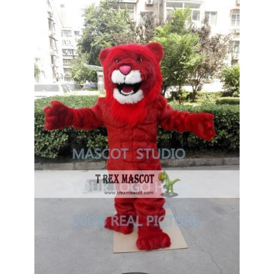 Red Lion Mascot Costume Plush Lion Red Lion Mascot Costume Plush Lion