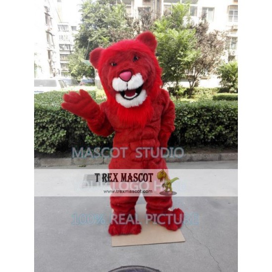 Red Lion Mascot Costume Plush Lion Red Lion Mascot Costume Plush Lion