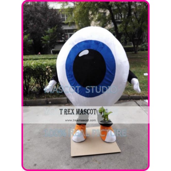 Eyeball Mascot Costume Blue Eye Eyeball Mascot Costume Blue Eye
