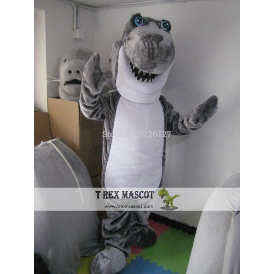 Mascot Grey Shark Mascot Costume Mascot Grey Shark Mascot Costume