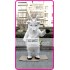 Mascot Plush White Goat Sheep Ram Mascot Costume